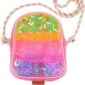 Transparent Glitter Popsicle Crossbody  Shoulder Bag